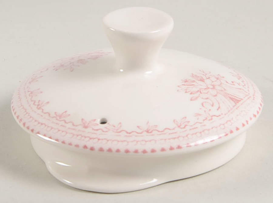Asiatic Pheasants Pink Lid for Teapot by Burgess & Leigh-1