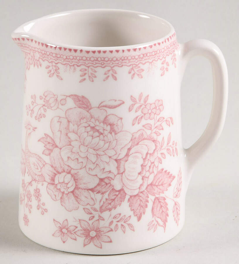 Asiatic Pheasants Pink Mini Tankard Jug by Burgess & Leigh-1