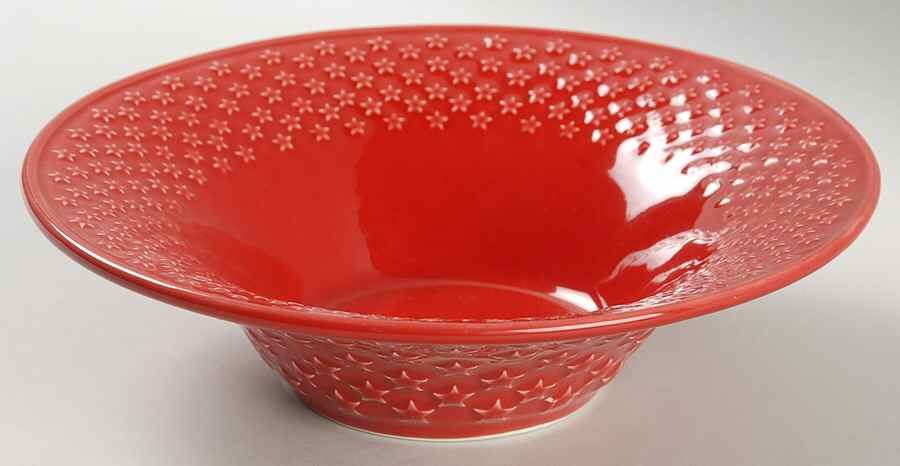 Mini Stars Red Coupe Cereal Bowl by Bordallo Pinheiro-1
