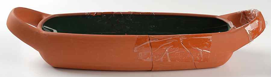 Terra Cotta 17" Bread Tray by Bret Bortner Design-1
