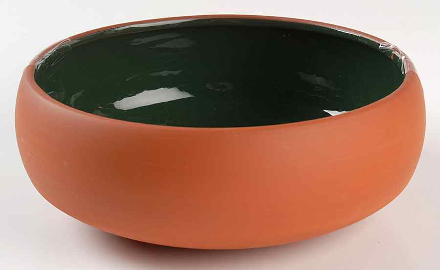 Terra Cotta Open Fondue Pot by Bret Bortner Design-1