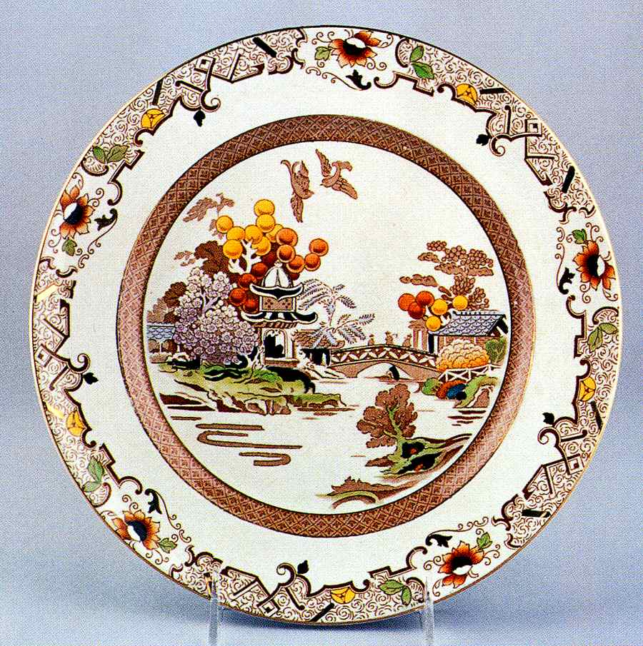 B638 Dinner Plate by British Art Pottery Co. Ltd.-1
