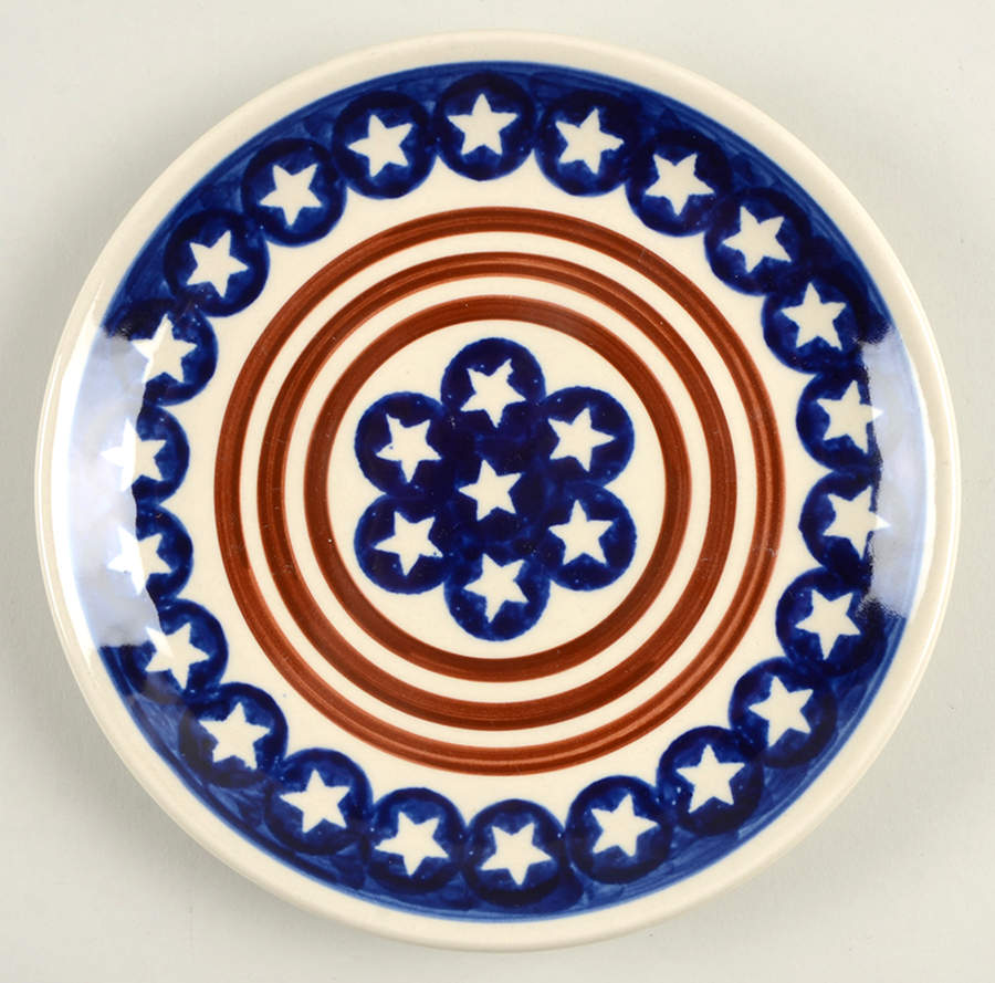 Americana Salad/Dessert Plate by BOLESLAWIEC-1
