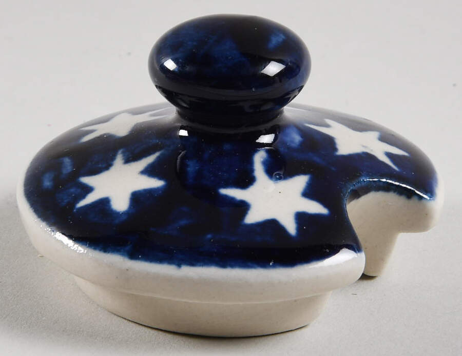 Americana Lid for Sugar Bowl by BOLESLAWIEC-1