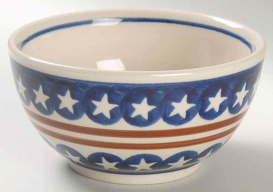 Americana Fruit/Dessert (Sauce) Bowl by BOLESLAWIEC-1