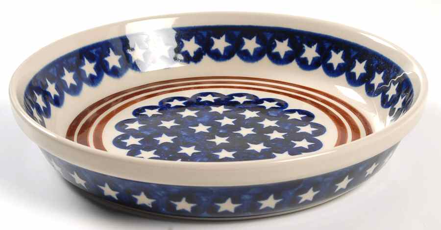 Americana Round Torte Plate by BOLESLAWIEC-1