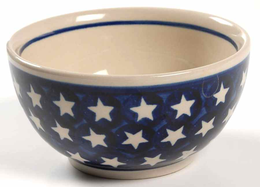 Americana Fruit/Dessert (Sauce) Bowl by BOLESLAWIEC-1