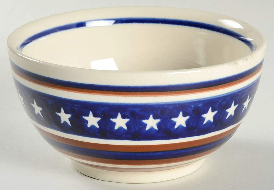 Americana Fruit/Dessert (Sauce) Bowl by BOLESLAWIEC-1