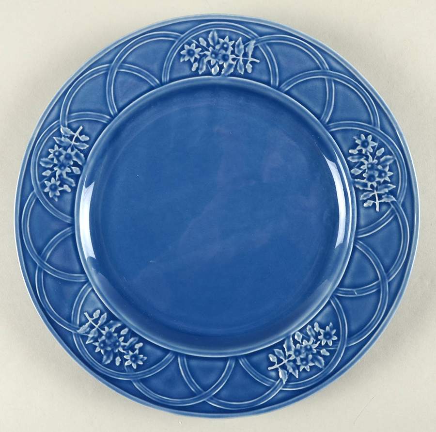 BPI27 Blue Dinner Plate by Bordallo Pinheiro-1