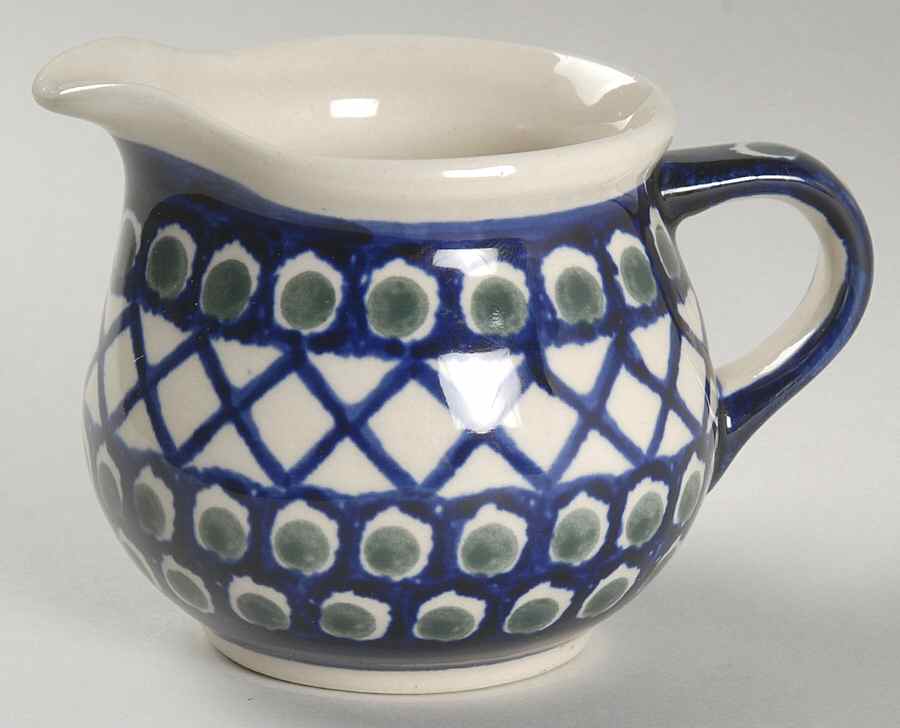 Lattice Peacock Creamer by BOLESLAWIEC-1