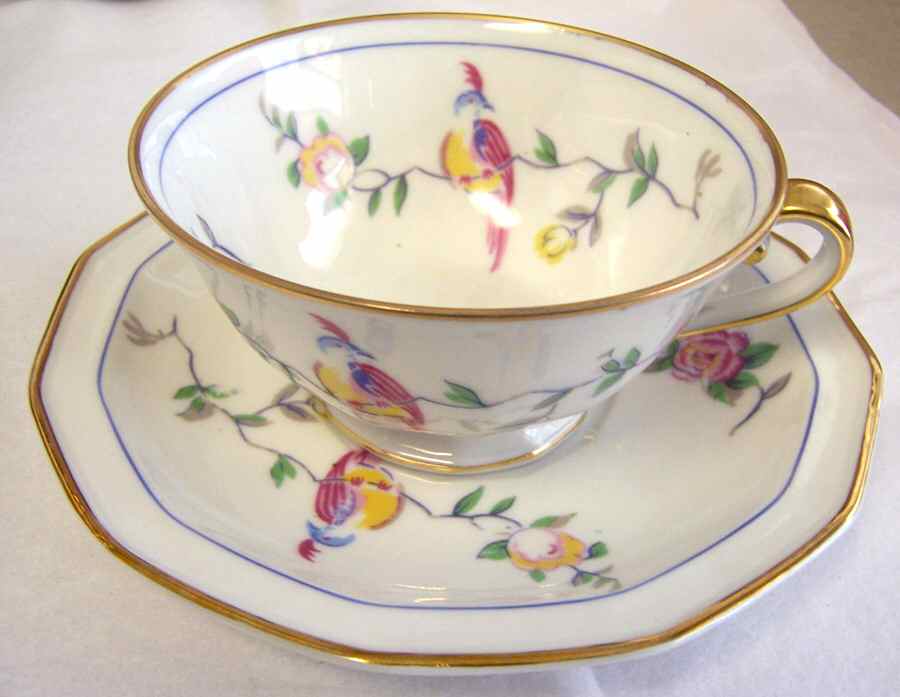 18636 Footed Cup & Saucer Set by Bernardaud-1