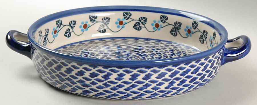 BOW24 9" Round Baker by BOLESLAWIEC-1