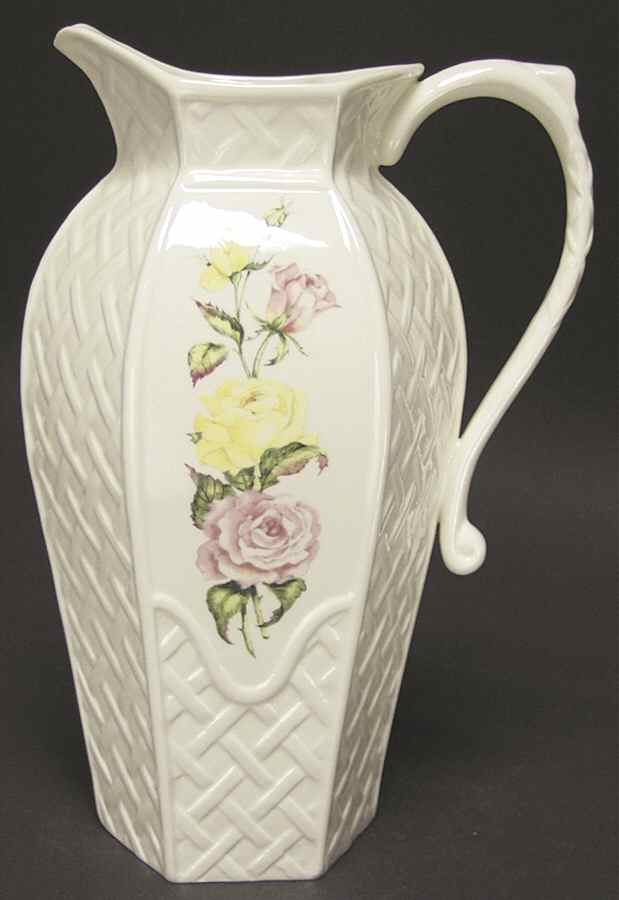 Cottage Rose Collection 48 Oz Pitcher by Belleek Pottery (Ireland)-1