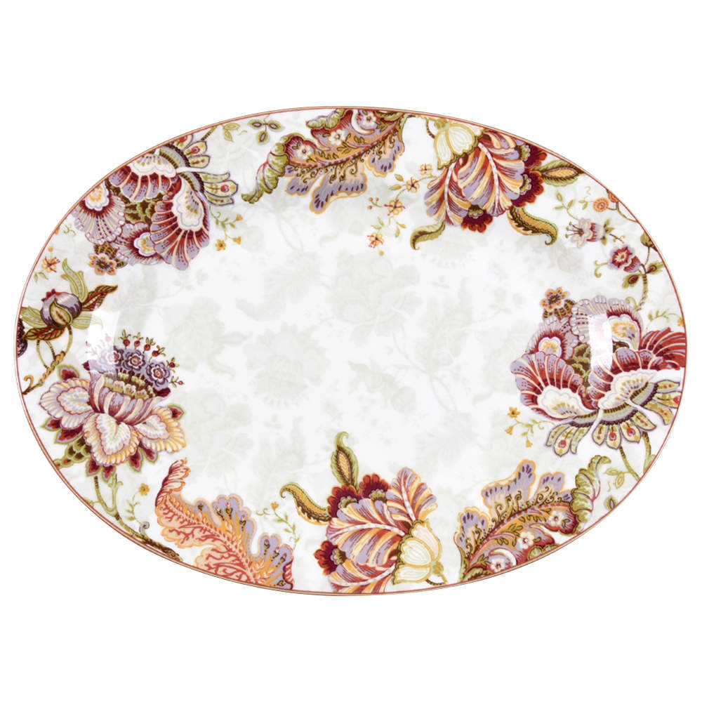 Opulence 14" Oval Serving Platter by Biltmore for Your Home-1