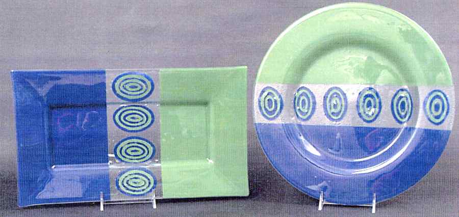 Milano Blue 12" Chop Plate (Round Platter) by Block-1