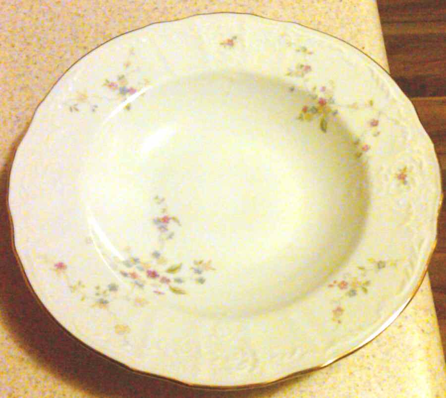 Petite Fleur Rim Soup Bowl by Boscov's-1