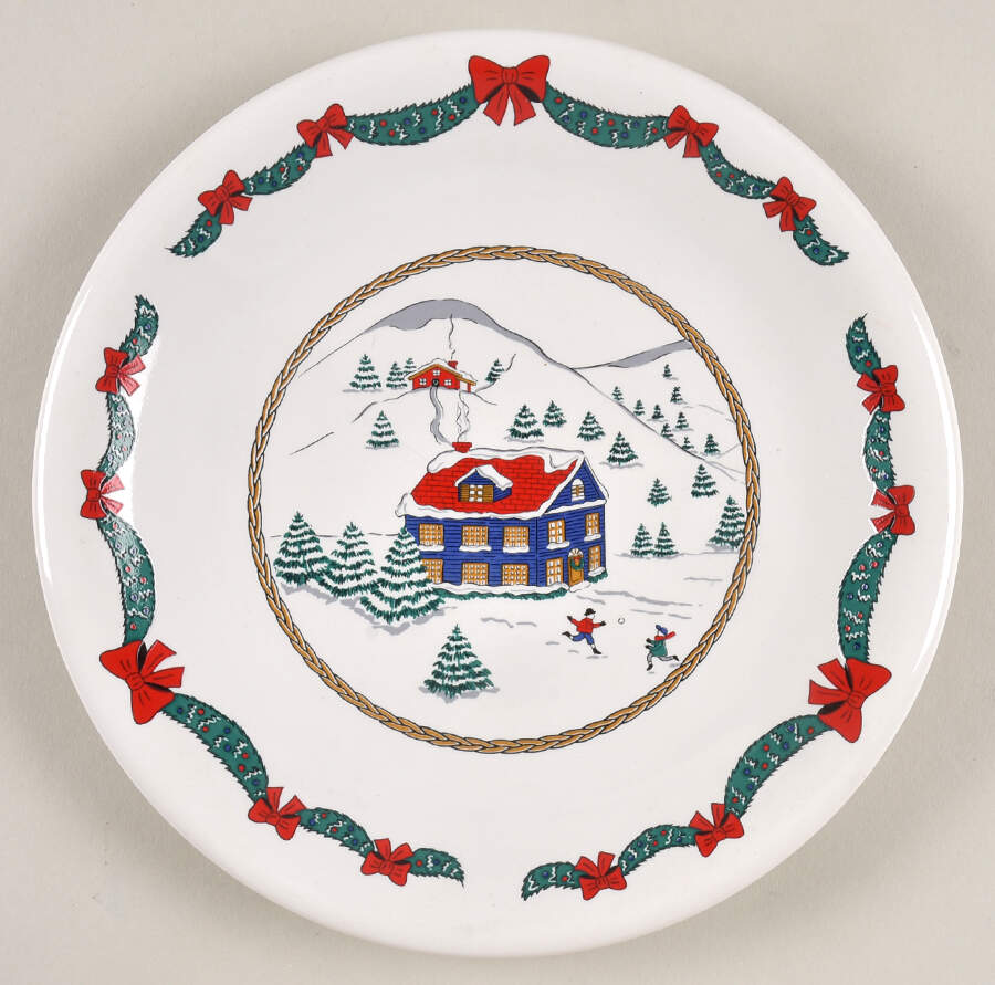 BHS10 Coupe Salad Plate by Baker, Hart & Stuart-1
