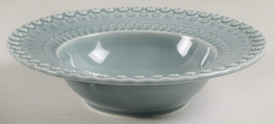 Fantasia Aqua Rim Soup Bowl by Bordallo Pinheiro-1