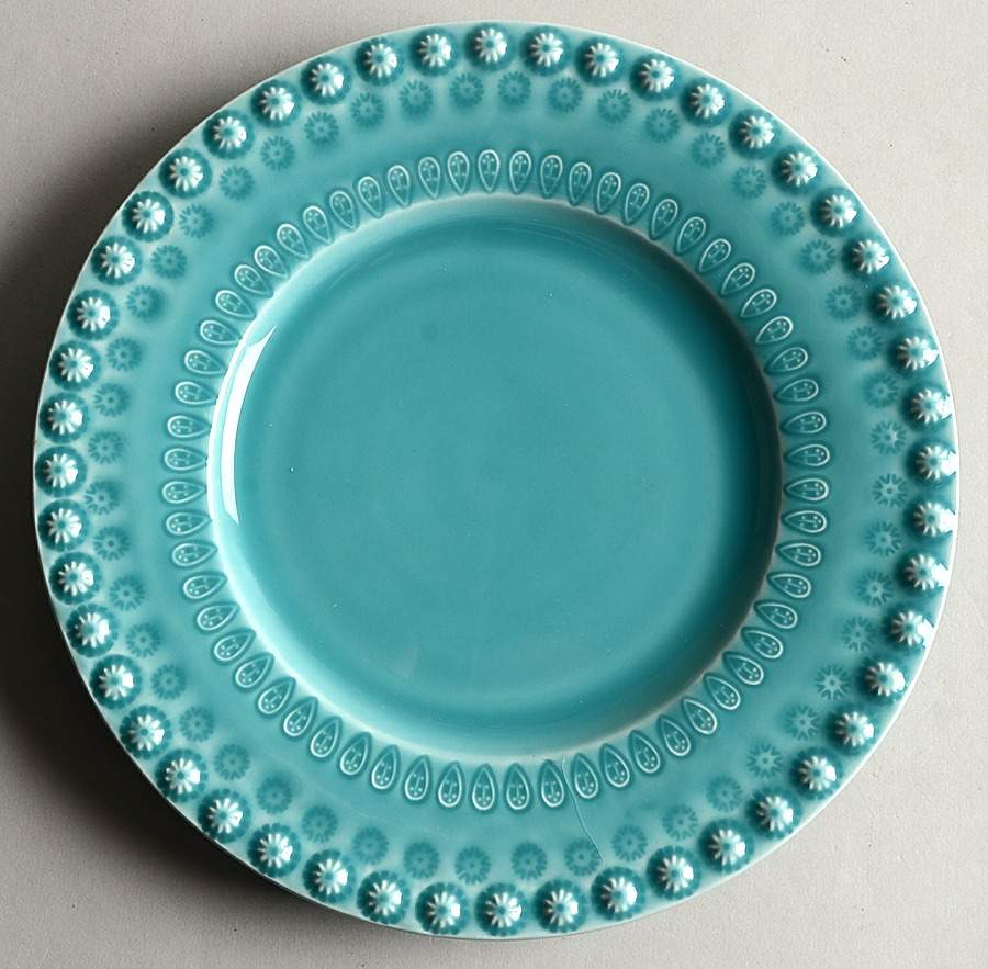 Fantasia Aqua Salad/Dessert Plate by Bordallo Pinheiro-1