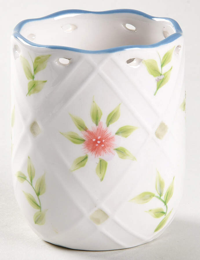 Country Inn Small Pierced Votive Candleholder by Better Homes and Gardens-1