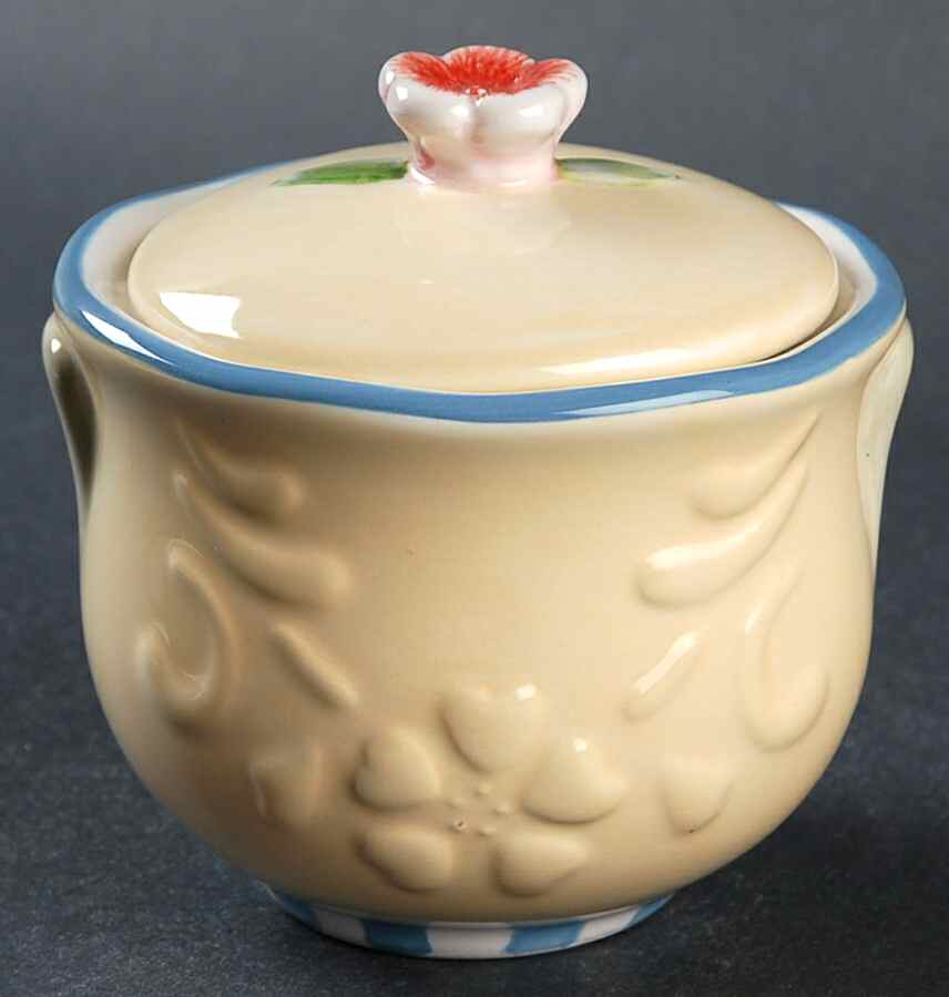 Country Inn Sugar Bowl & Lid by Better Homes and Gardens-1