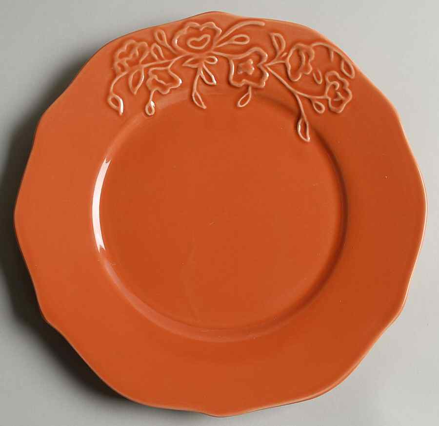 Summerdale Rose Dried Peach Salad Plate by Better Homes and Gardens-1