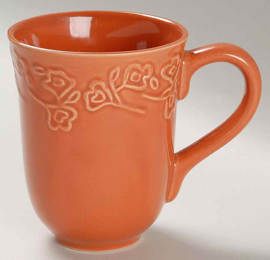 Summerdale Rose Dried Peach Mug by Better Homes and Gardens-1