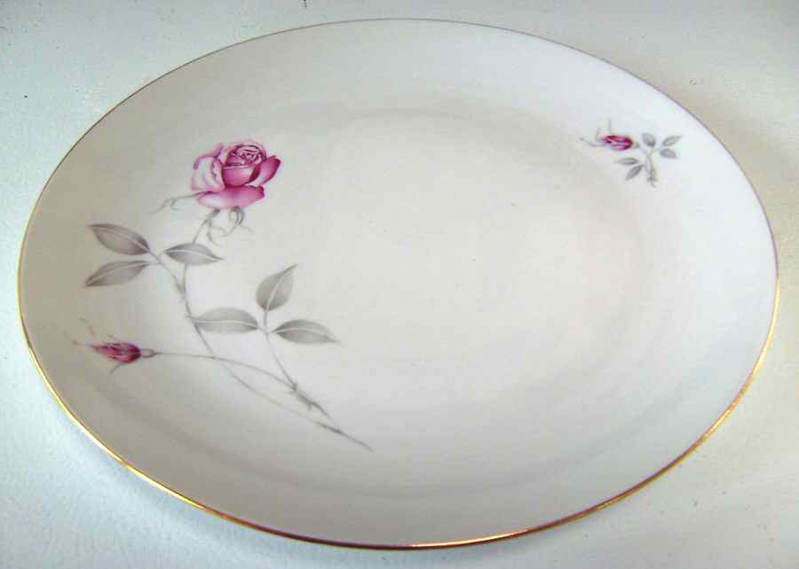 Melody (Gold Trim) Dinner Plate by Bohemia Ceramic Works-1