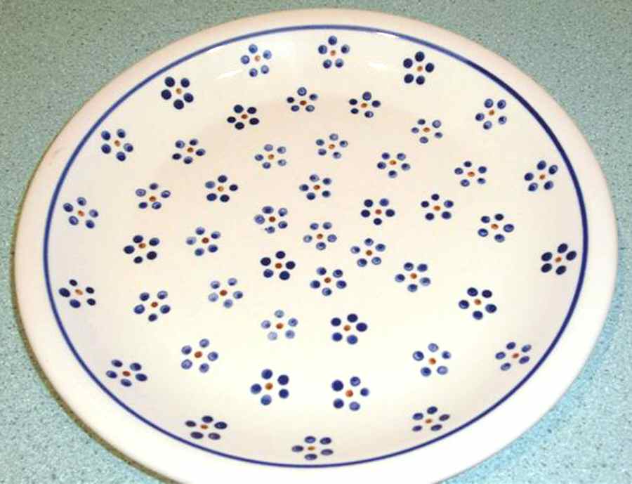 BOW38 Dinner Plate by BOLESLAWIEC-1