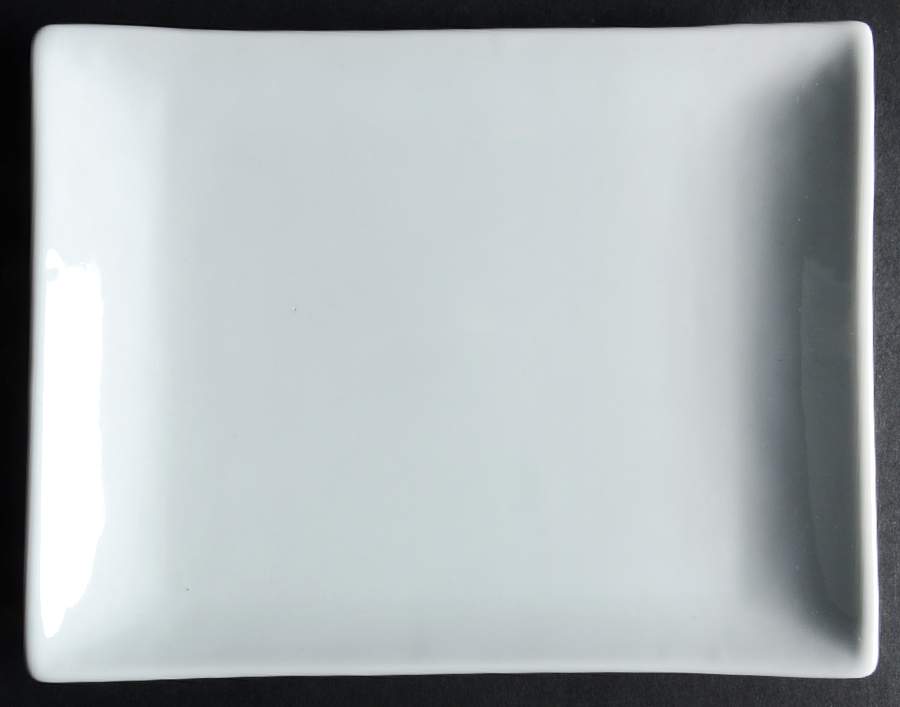 Everyday White (Porcelian) Rectangular Salad Plate by Fitz and Floyd-1