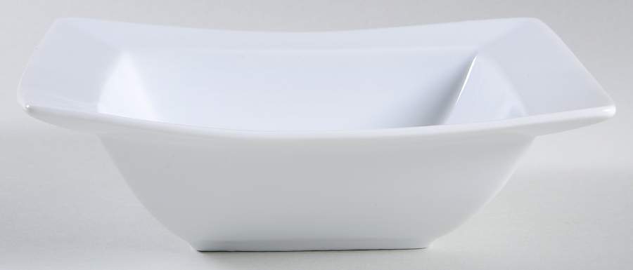 Everyday White (Porcelian) Square Cereal Bowl by Fitz and Floyd-1