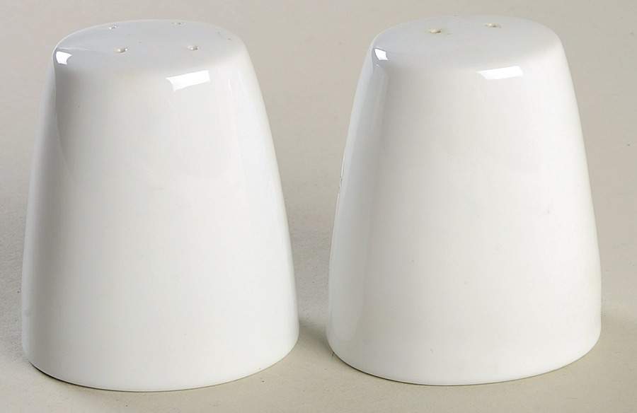Everyday White (Porcelian) Salt & Pepper Set by Fitz and Floyd-1