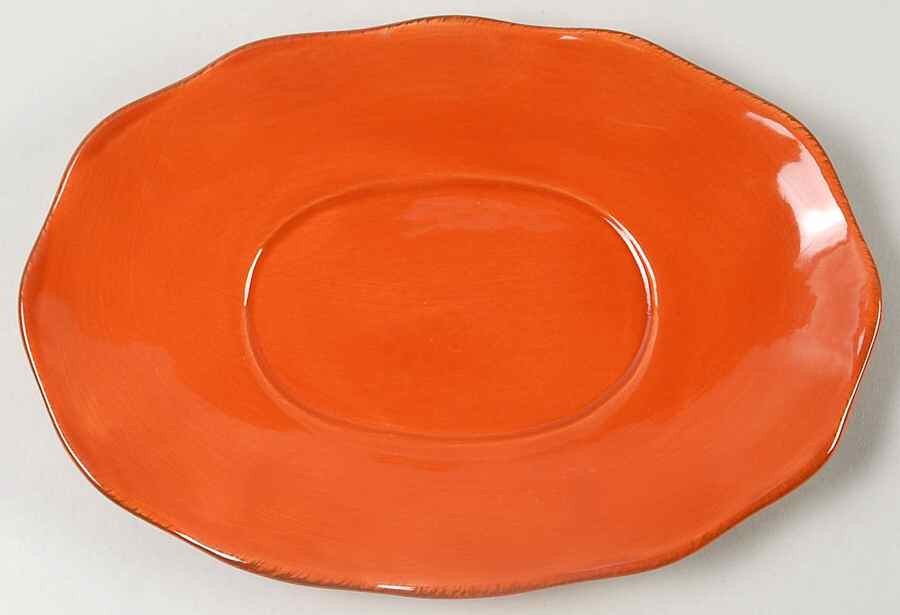 Harvest Dried Peach Underplate for Gravy Boat by Better Homes and Gardens-1