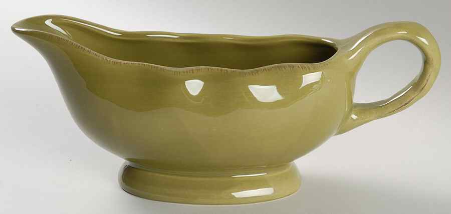 Harvest Green Saddle Gravy Boat by Better Homes and Gardens-1