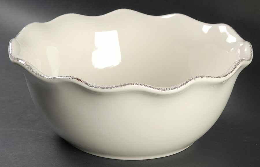 Harvest Cream Mist 10" Round Serving Bowl by Better Homes and Gardens-1