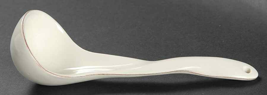 Harvest Cream Mist Gravy Ladle Solid Piece by Better Homes and Gardens-1