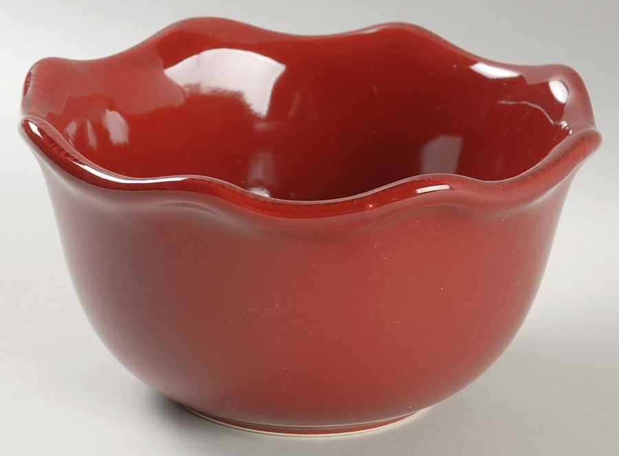 Harvest Red Garnet Soup/Cereal Bowl by Better Homes and Gardens-1