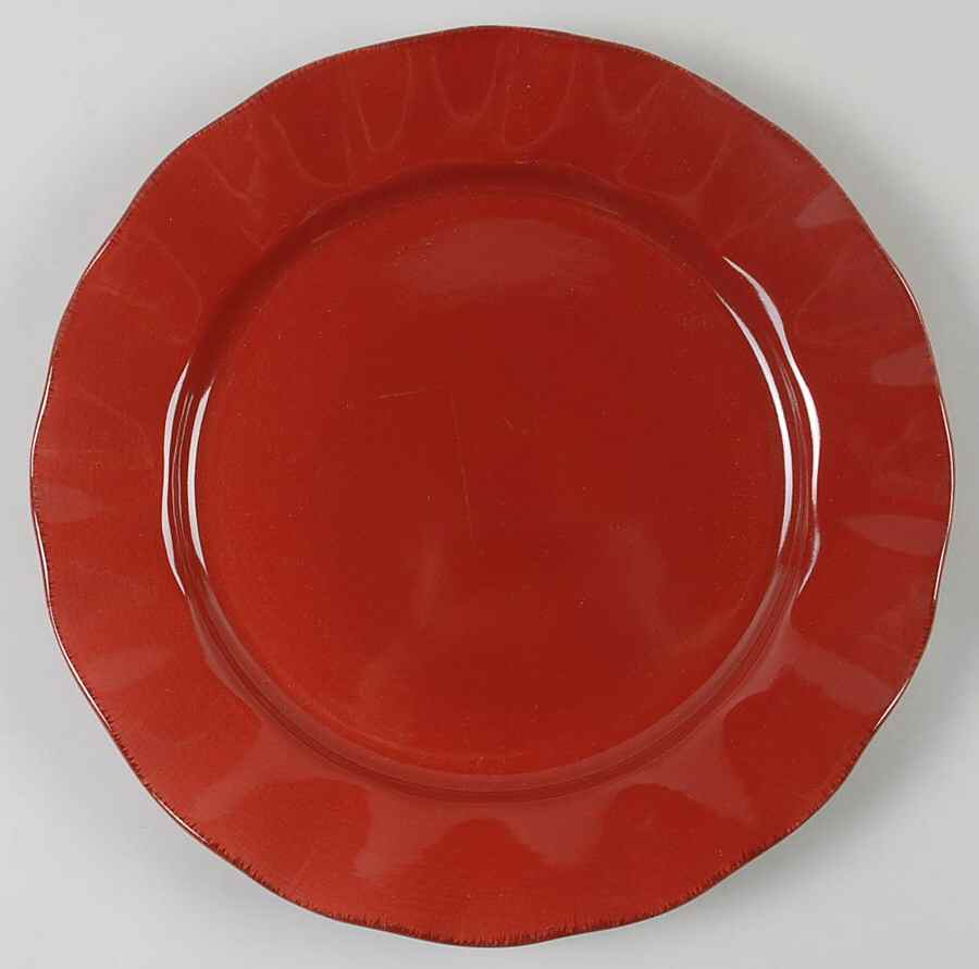 Harvest Red Garnet Dinner Plate by Better Homes and Gardens-1