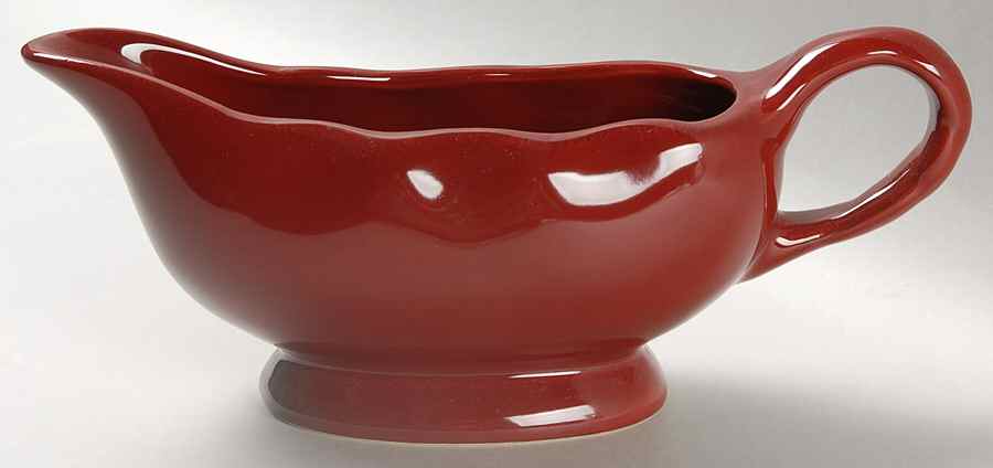 Harvest Red Garnet Gravy Boat by Better Homes and Gardens-1
