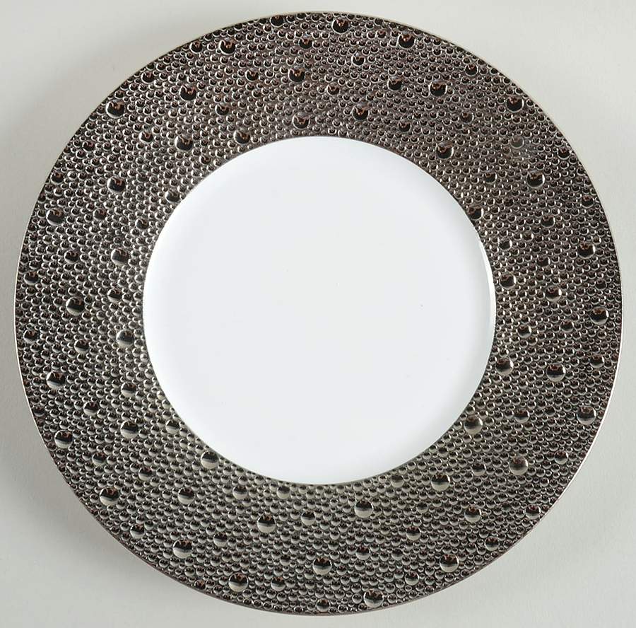 Ecume Silver Salad Plate by Bernardaud-1