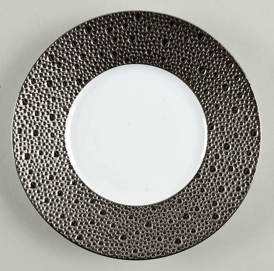 Ecume Silver Bread & Butter Plate by Bernardaud-1