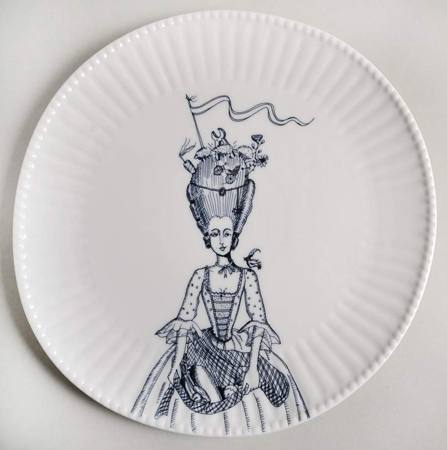 Ladies in Waiting Dinner Plate by Florence Balducci-1