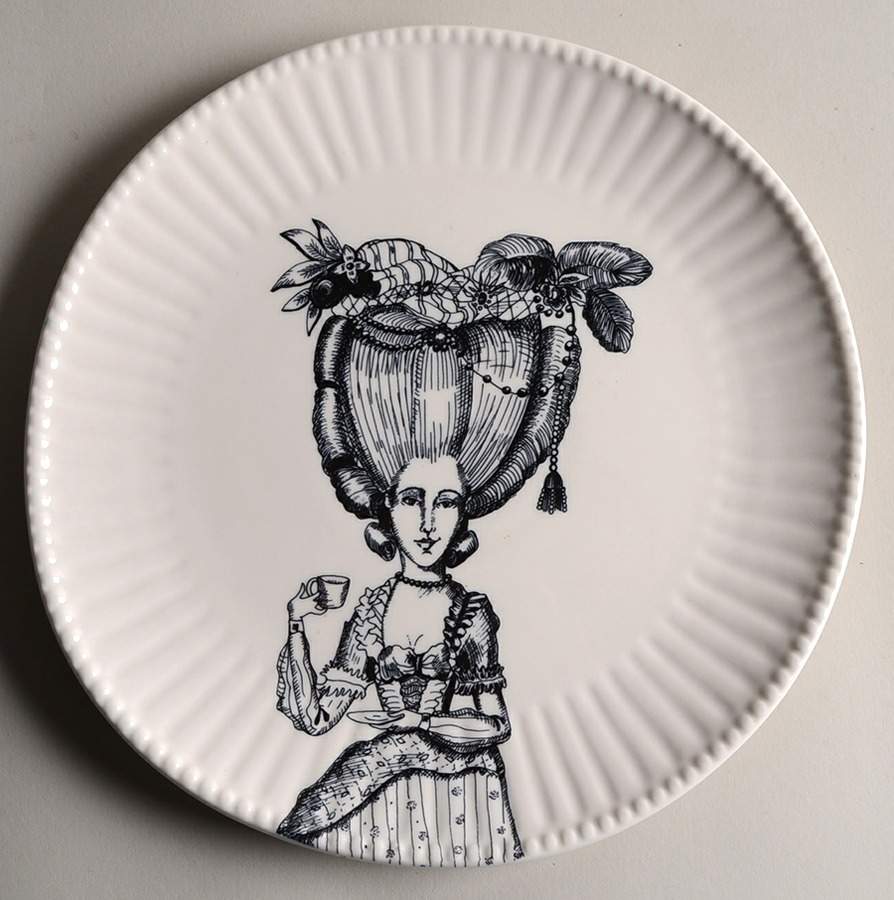 Ladies in Waiting Dinner Plate by Florence Balducci-1