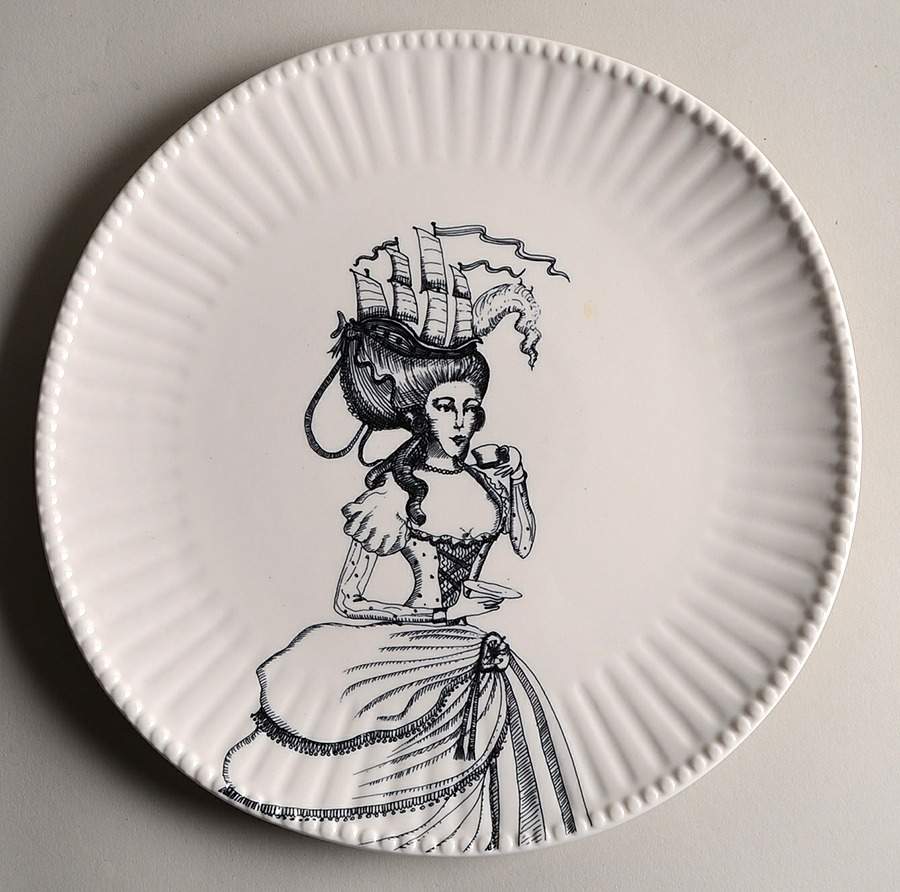 Ladies in Waiting Dinner Plate by Florence Balducci-1