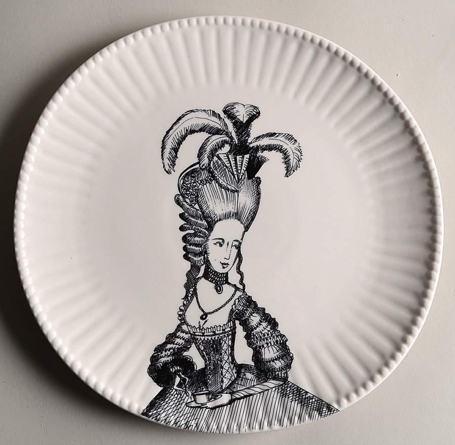 Ladies in Waiting Dinner Plate by Florence Balducci-1