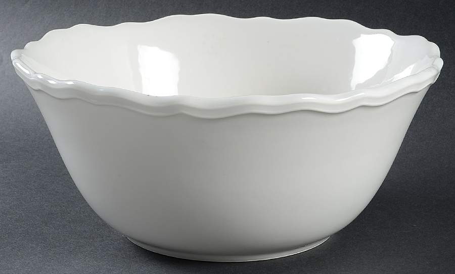 Louisa Cream 9" Round Serving Bowl by Biltmore for Your Home-1