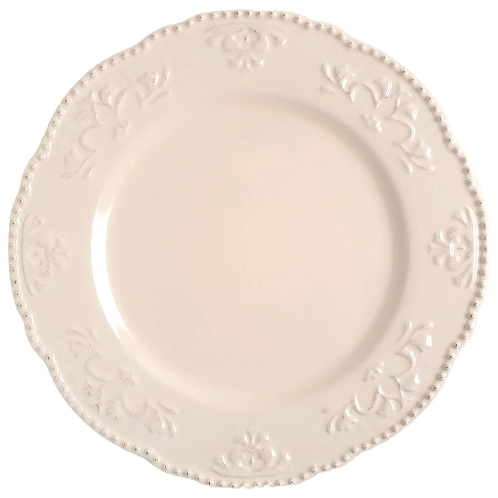 Medallion Wreath Cream Mist Dinner Plate by Better Homes and Gardens-1
