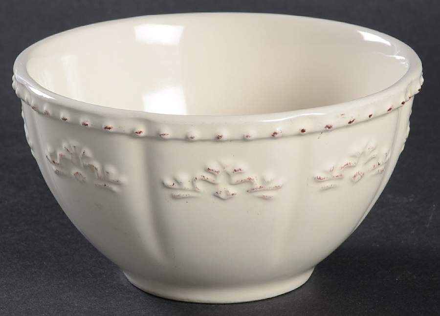 Medallion Wreath Cream Mist 4" All Purpose Bowl by Better Homes and Gardens-1