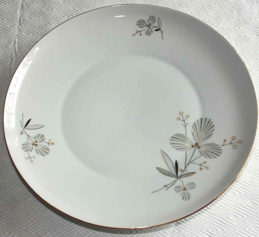 BOH261 (Gold Trim) Dinner Plate by Bohemia Ceramic Works-1
