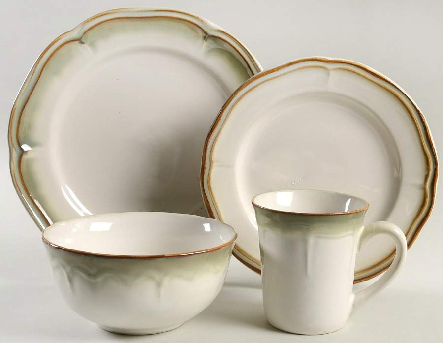 Simply Fluted Dillweed 4 Piece Place Setting by Better Homes and Gardens-1